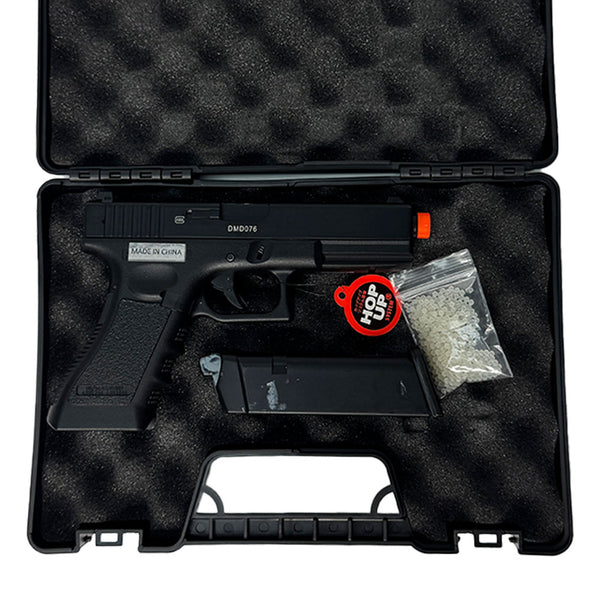 Double Bell G22 Black Gas Blowback Gel Blaster Green Gas