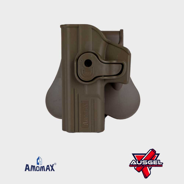 Amomax Left Hand Glock Holster (Desert)